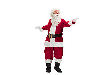 Image showing Portrait of Man in Santa Claus Costume