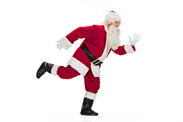 Image showing Portrait of Man in Santa Claus Costume