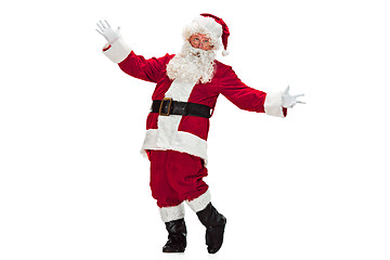 Image showing Portrait of Man in Santa Claus Costume