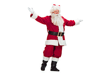 Image showing Portrait of Man in Santa Claus Costume