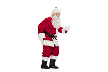 Image showing Portrait of Man in Santa Claus Costume