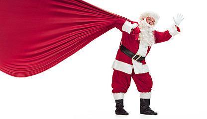 Image showing Portrait of Man in Santa Claus Costume