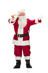 Image showing Portrait of Man in Santa Claus Costume