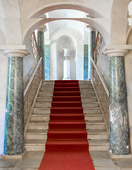 Image showing NOTO, ITALY - 21th June 2017: Luxury entrance of Nicolaci Palace