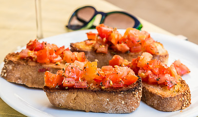 Image showing Original Italian Bruschetta