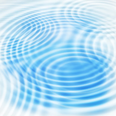 Image showing Water background with round crossing ripples