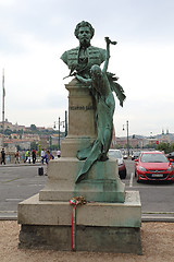 Image showing Gabor Szarvas Statue