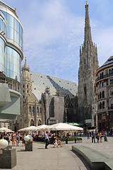 Image showing Stephansplatz Vienna