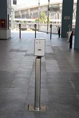 Image showing ticket checking machine