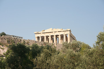 Image showing trees and parthenon