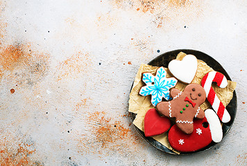 Image showing christmas cookies