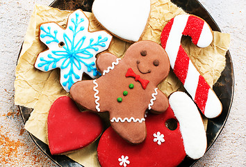 Image showing christmas cookies