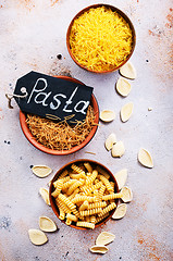 Image showing raw pasta