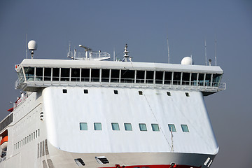 Image showing passenger ship front detail