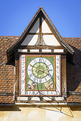 Image showing old clock at Bebenhausen Germany