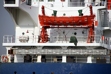 Image showing cargo ship detail