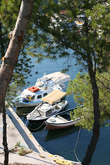 Image showing small boats