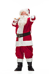 Image showing Portrait of Man in Santa Claus Costume