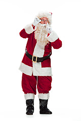 Image showing Portrait of Man in Santa Claus Costume