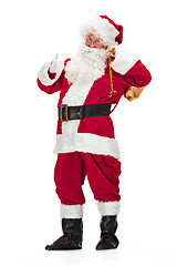 Image showing Portrait of Man in Santa Claus Costume