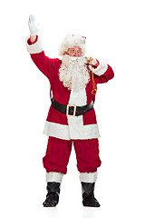 Image showing Portrait of Man in Santa Claus Costume