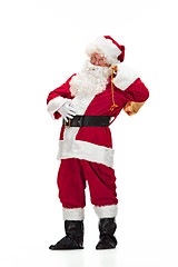 Image showing Portrait of Man in Santa Claus Costume