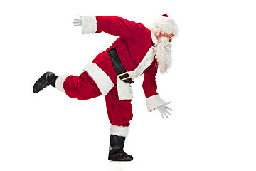 Image showing Portrait of Man in Santa Claus Costume