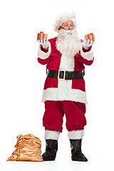 Image showing Portrait of Man in Santa Claus Costume