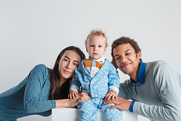 Image showing One happy family