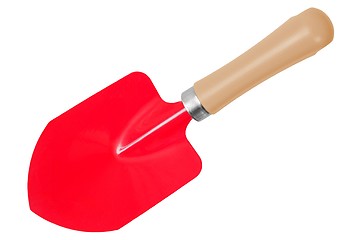 Image showing Garden trowel on white