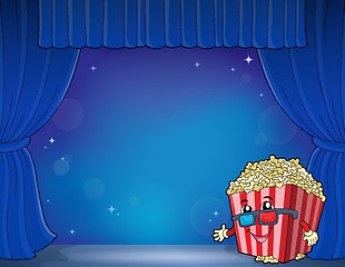 Image showing Stylized popcorn theme image 5