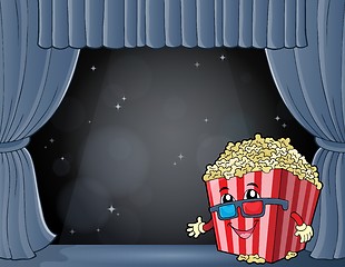 Image showing Stylized popcorn theme image 7