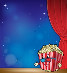 Image showing Stylized popcorn theme image 4