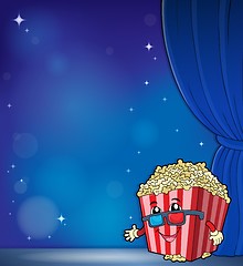 Image showing Stylized popcorn theme image 6