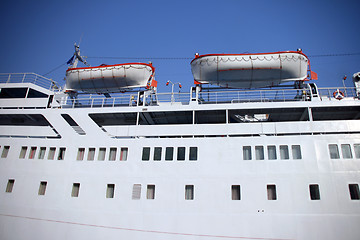 Image showing safe boats horizontal