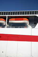 Image showing modern life boats