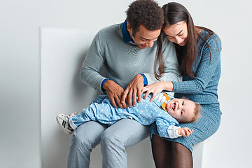 Image showing One happy family