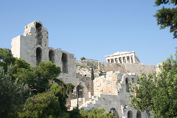 Image showing herodion parthenon