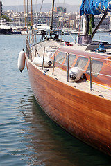 Image showing yacht at marina