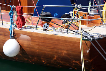 Image showing sail yacht details