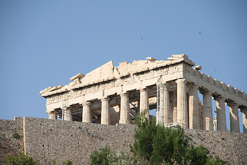 Image showing blue sky and parthenon