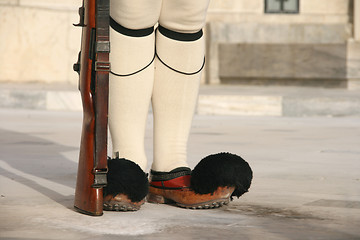 Image showing greek traditional guard