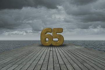Image showing number sixty-five