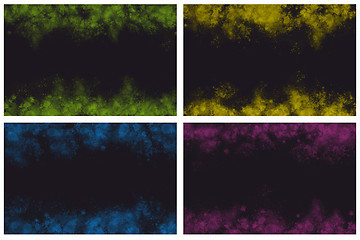 Image showing various abstract background frames