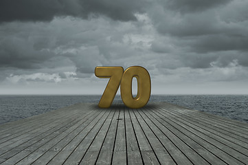 Image showing number seventy