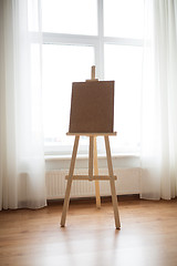 Image showing wooden easel at art studio