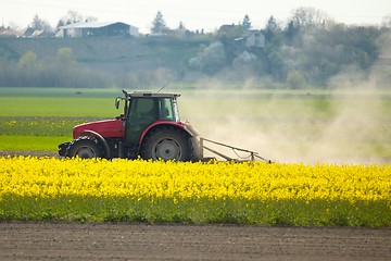 Image showing Tractor at work