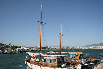 Image showing sail boats