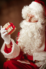 Image showing Portrait of Man in Santa Claus Costume