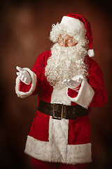 Image showing Portrait of Man in Santa Claus Costume